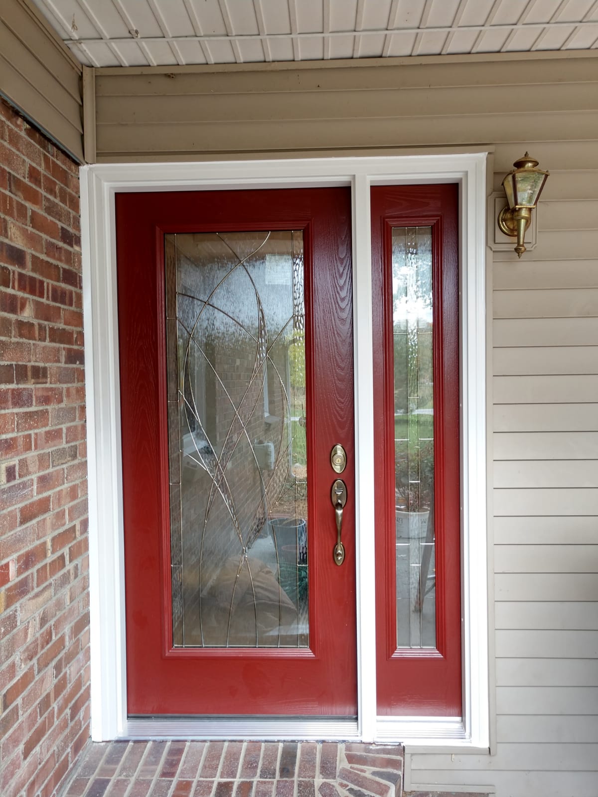 Rose Hunt entry door