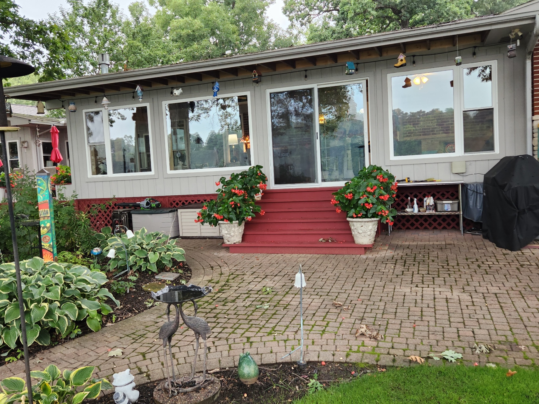 Tufts deck-side slider and windows