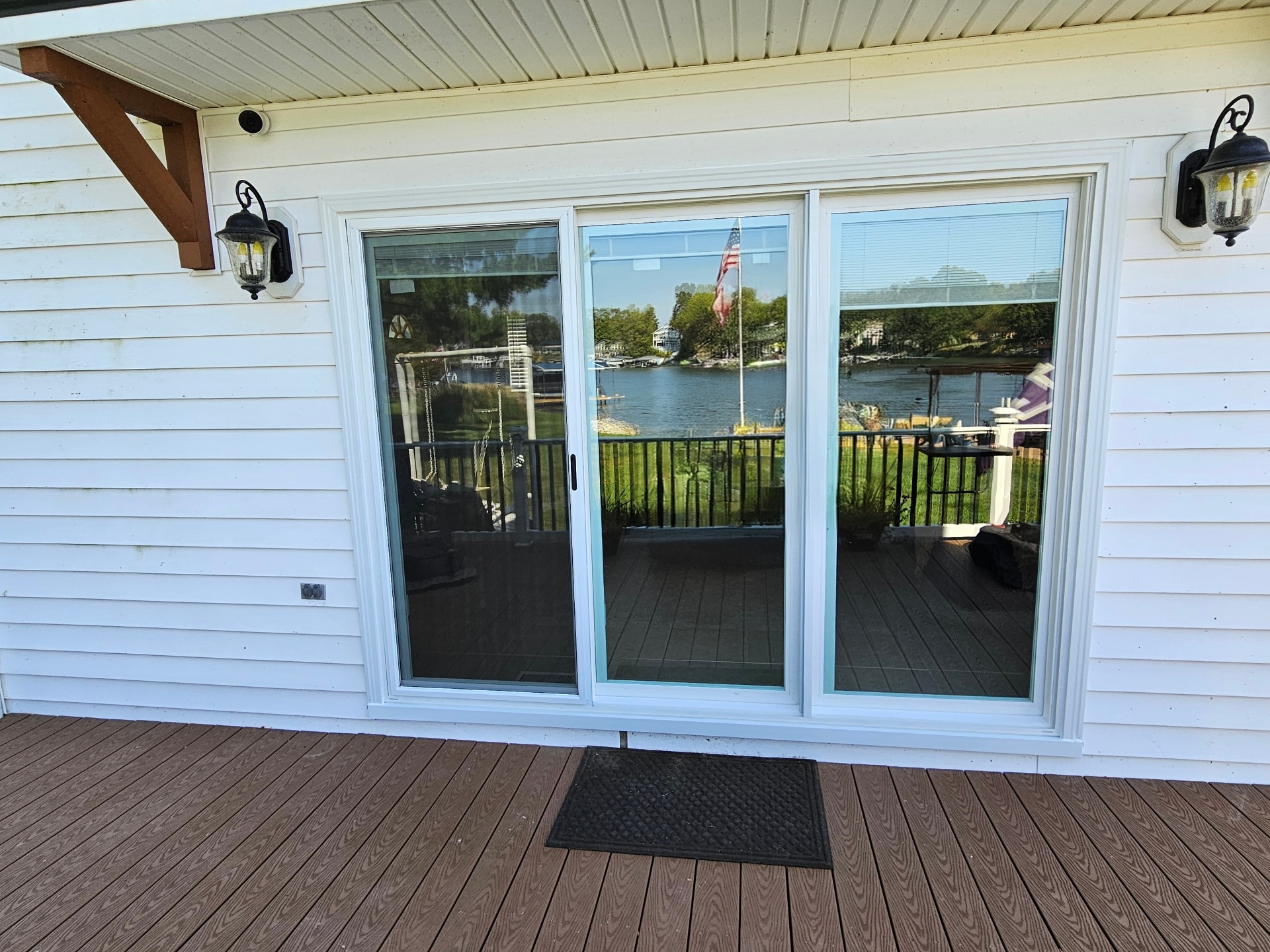 Beats patio door
